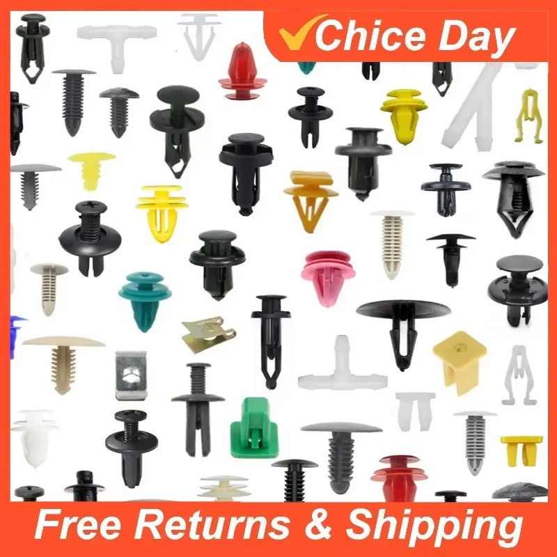 5 50/100Pcs Car Clips Fastener Screws Bumper Interior Decoration for Car Interior Stickers Car Brooches Fiat Tipo Mini F56 Vitar