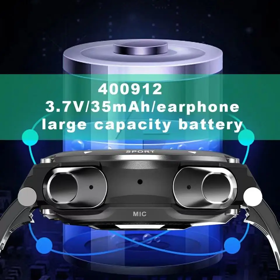 2023 ο T92 Ʈ ġ  2 1 TWS  ̾ 1.28 ġ ɹڼ    Smartwatch