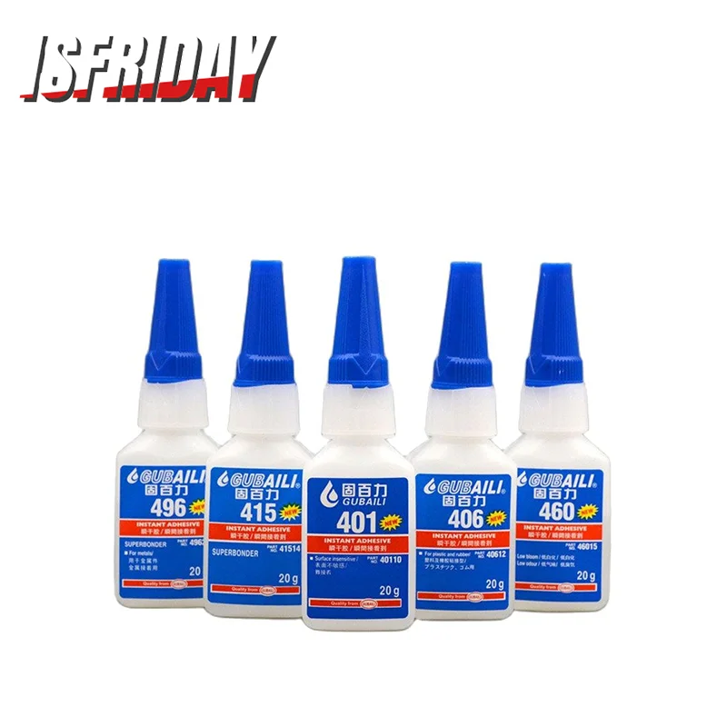 Super Glue Instant Quick Dry Cyanoacrylate Strong Adhesive Universal Fast Repairing Glue 401/403
