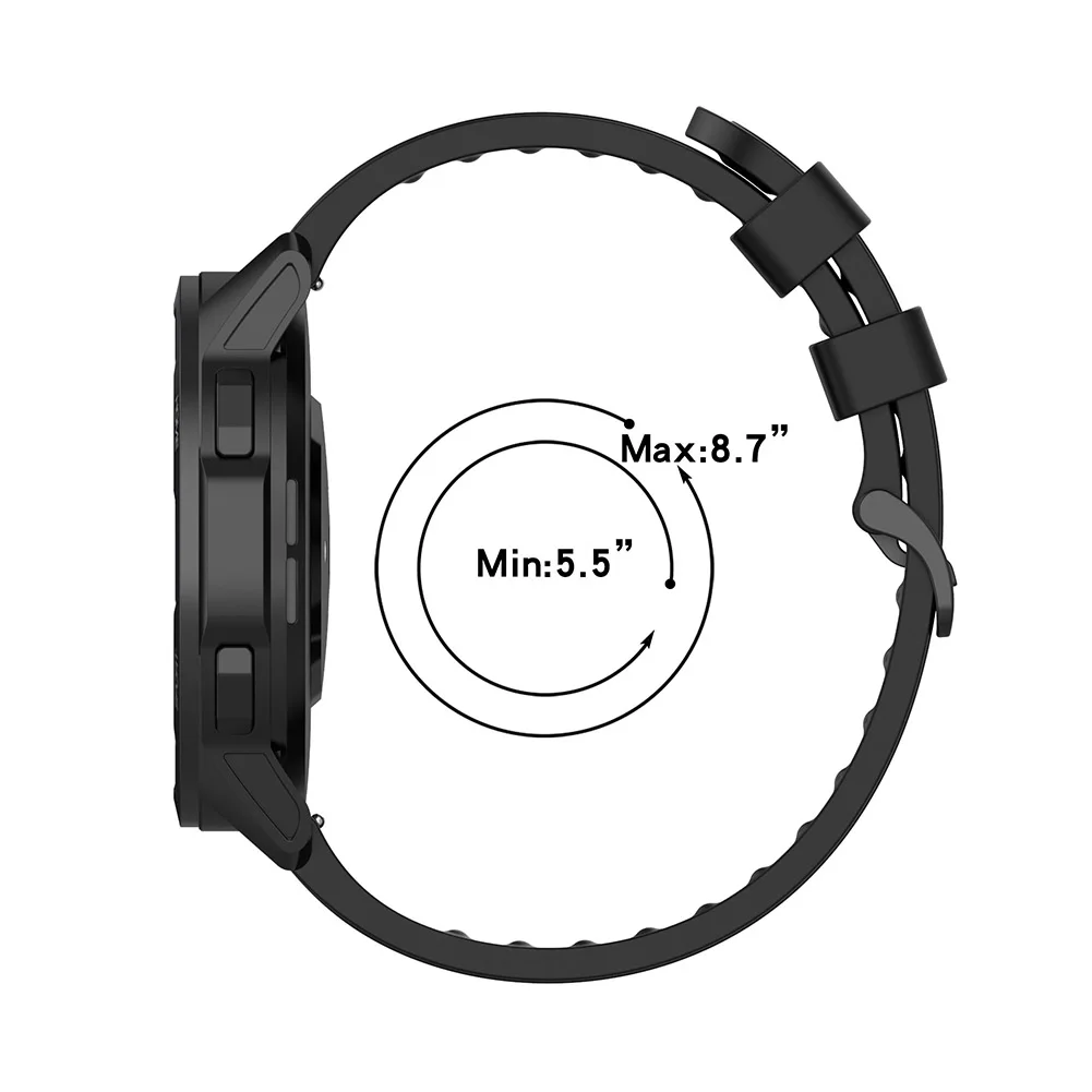 Silicone Smartwatch Strap - Durable, Comfortable Band Replacement