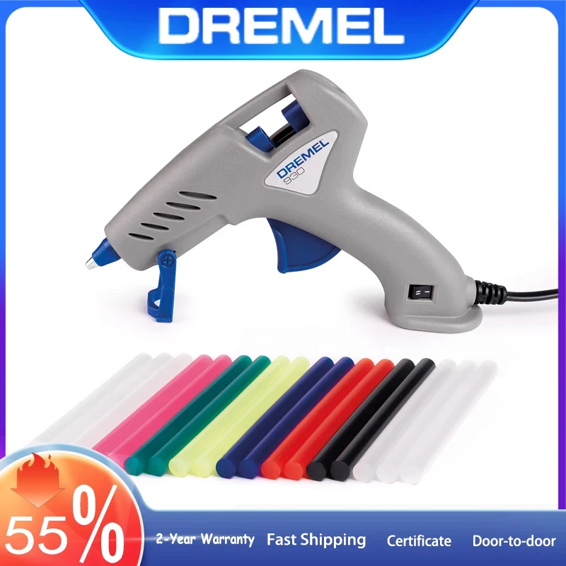 110V - 220V 25W термопластиковая пушка, DREMEL 930 термопластиковая пушка, 7 - мм резиновая лента, быстродействующая терморегуляционная пушка