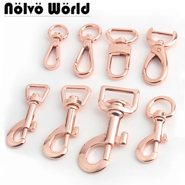 10pcs 8 Hooks Rose Gold Heavy Duty Durable Pets Dog Collar Strong