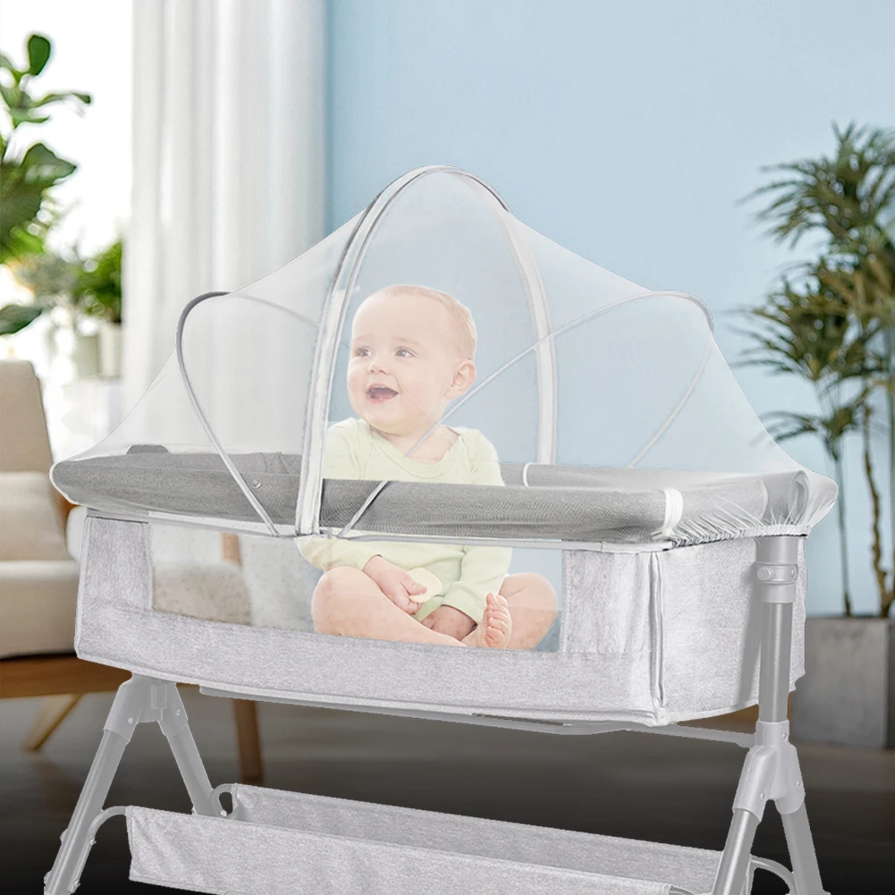 Baby mosquito net tent breathable folding crib cover bassinet mosquito