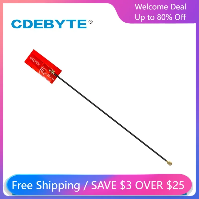 Wifi Antenna 2.4GHz 5.8GHz 10pc/Lot FPC TXWF-PCB-3214 Linear Polarization Omnidirectional Radiation 2W