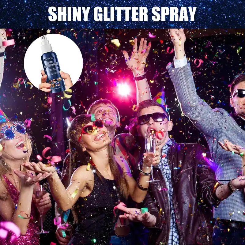 Shiny Glitter Spray Body Glitter Spray, Hair Glitter Spray Glitter Spray For Hair And Body Clothes Sparkle Spray For Prom Dresse 3