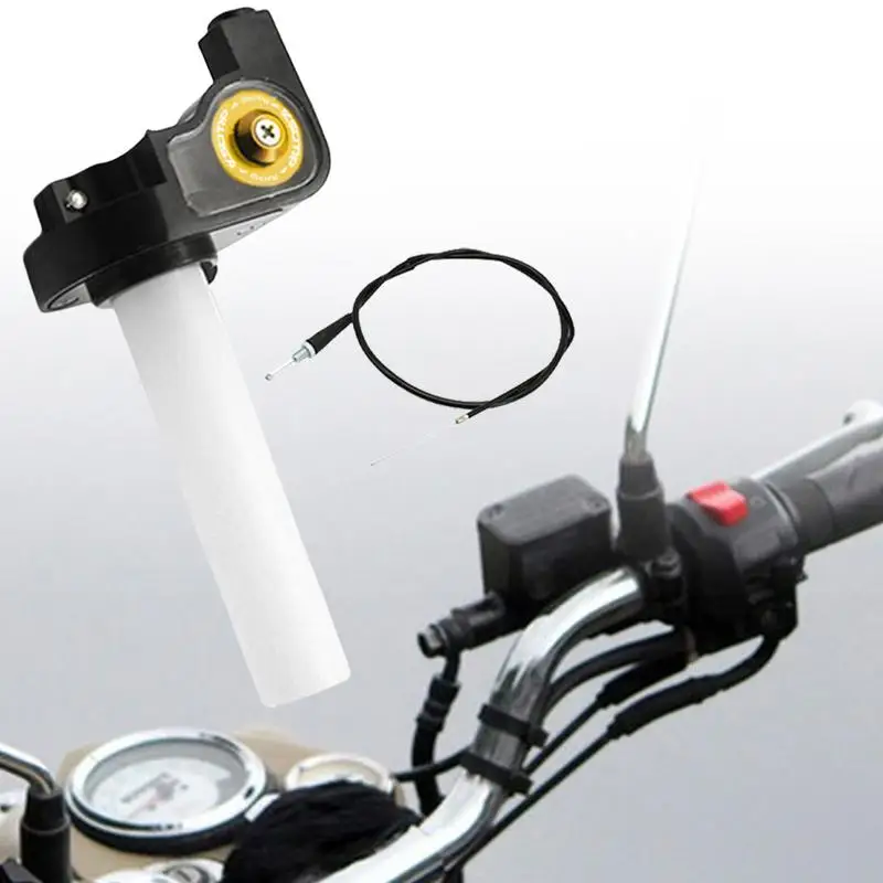 Motorcycle Throttle Grip Assembly Motorcycle Swivel Grip Handle Aluminum Alloy Accessories For Vintage Motorcycles