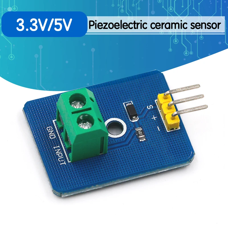 Innovateking-EU 4 unids analógico de cerámica piezoeléctrico Sensor de