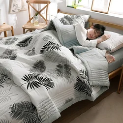 Summer Cotton Blanket Thin Comforter Quilts Children's King Quilt Patchwork Bedspread Luxury Bed Blanket 200x230cm Home Decor