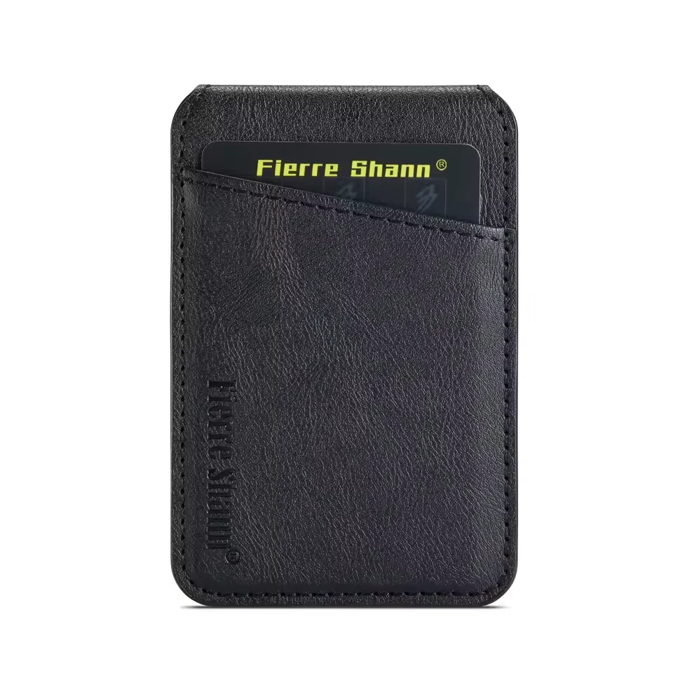 Magnetic PU Leather Card Holder Wallet