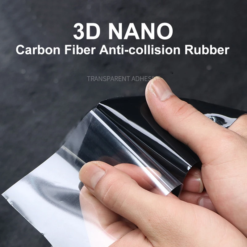 Carbon Fiber Car Door Sill Protector Film Waterproof Scratch Resistant