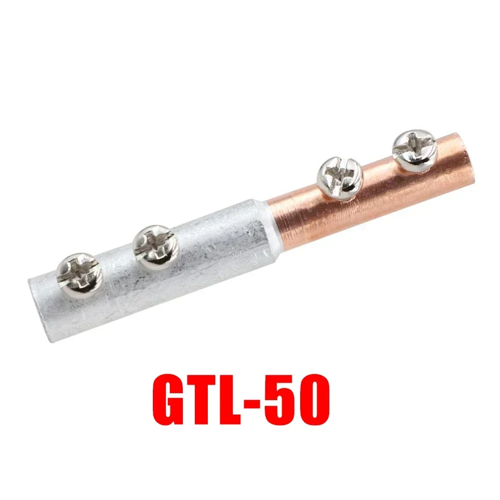 GTL Series Compression Copper Aluminum Tube Bimetallic Crimp Terminal Cable Wire Connector Splice Sleeve Lug Ferrule,cable connector