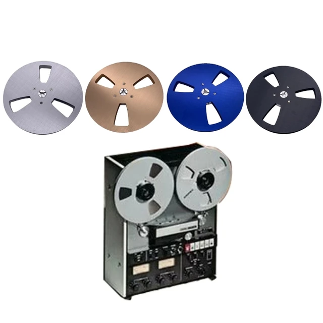 New 1/4 7 Inch Empty Tape Reel Nab Hub Reel-To-Reel Recorders