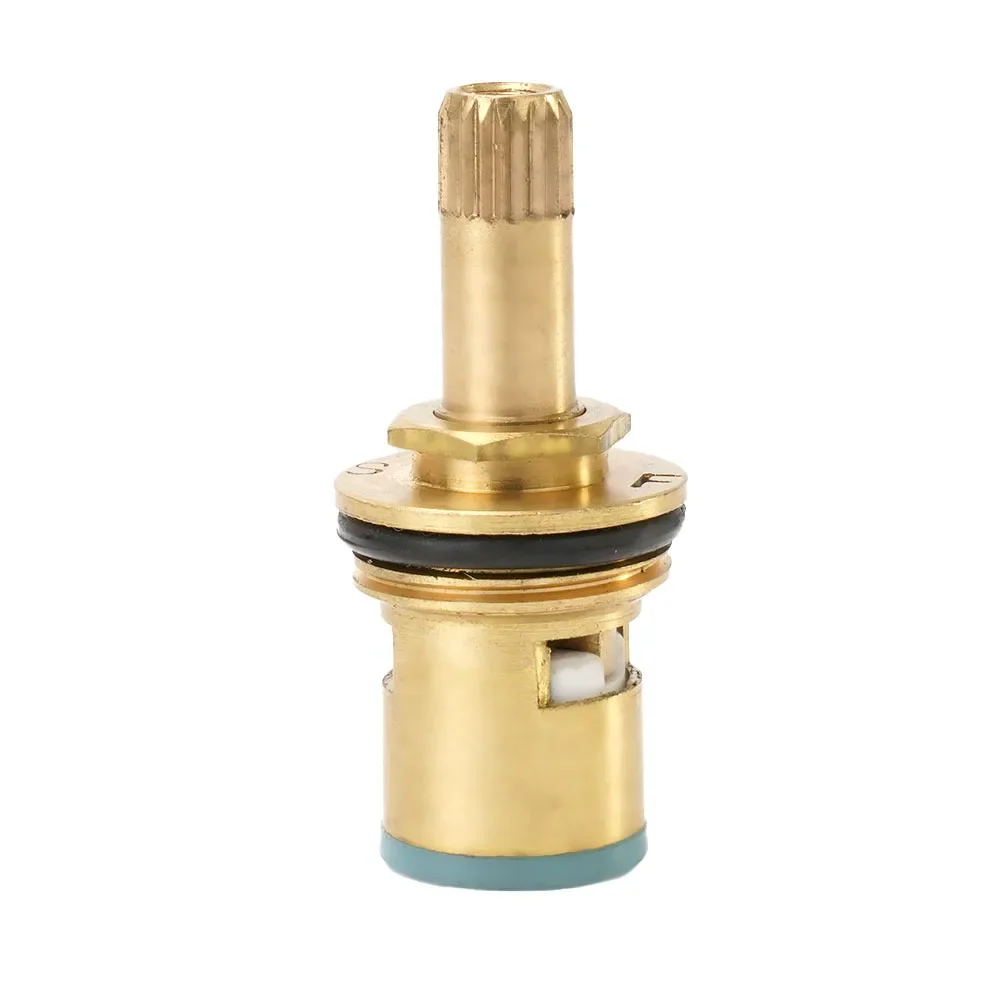 Kitchen Tap Valve Spool Ceramic Disc Silicon Washer Gasket Insert 1/2'' Bathroom Replacement Opening Valve Water Tap Accessories