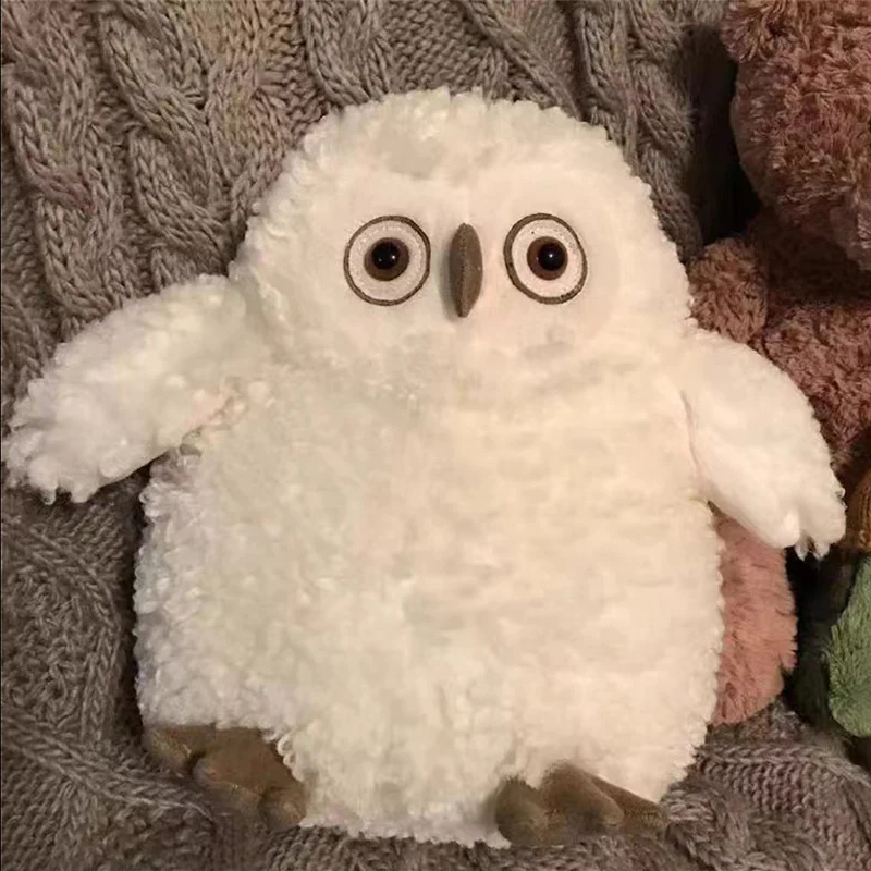 20/30/40cm Cartoon White Apollo Owl Plush Toy Cute Stuffed Animals Birds Plushies Doll Simulation Owl Soft Kids Toys for Girls
