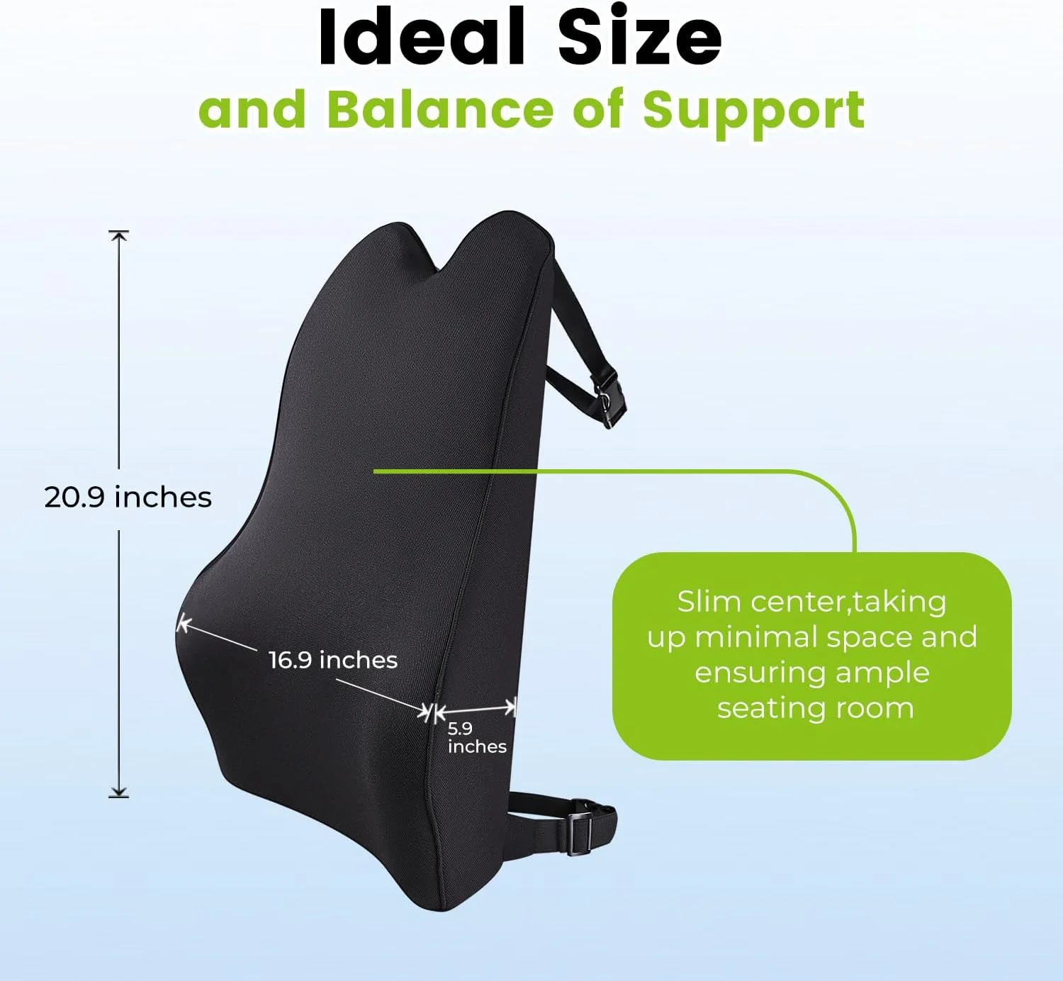 Car Waist Support Pillow Soft Comfortable Memory Foam Cotton Relieve Back Pain Car Seat Lumbar Cushion For Office Home Car