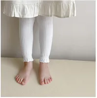 Rüschen Strick Leggings für Mädchen – Bild 5