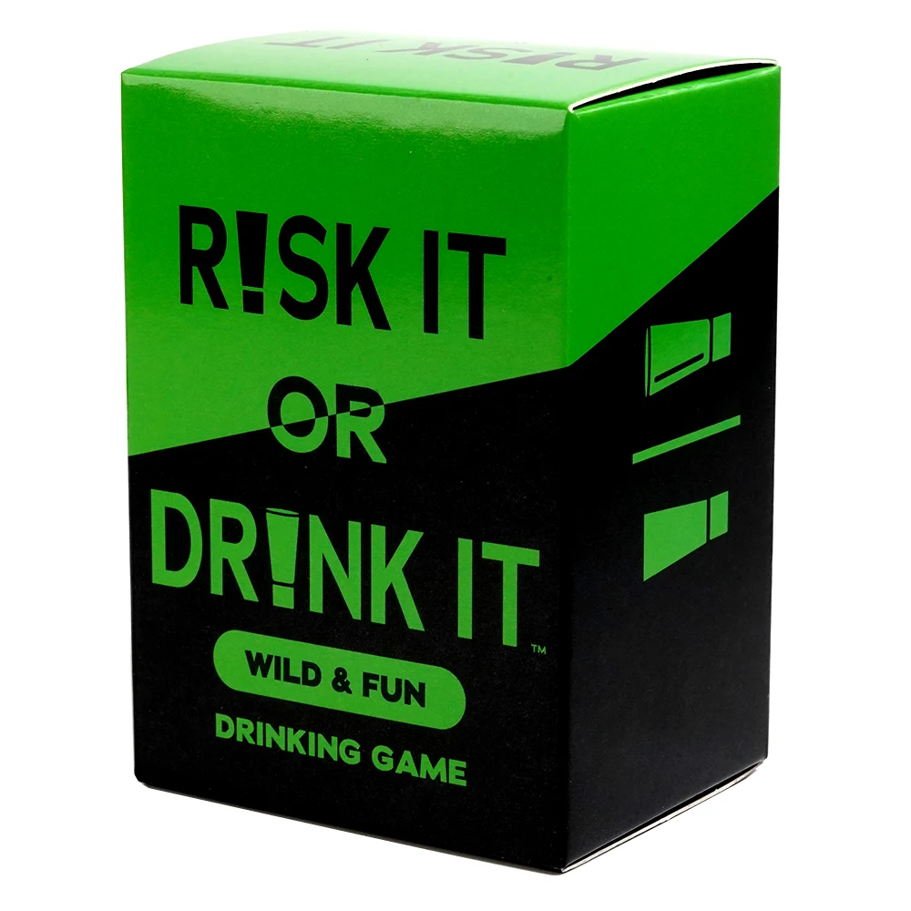 Risk It Or Drink It Fun Party Game Green For Adults Drinking Games