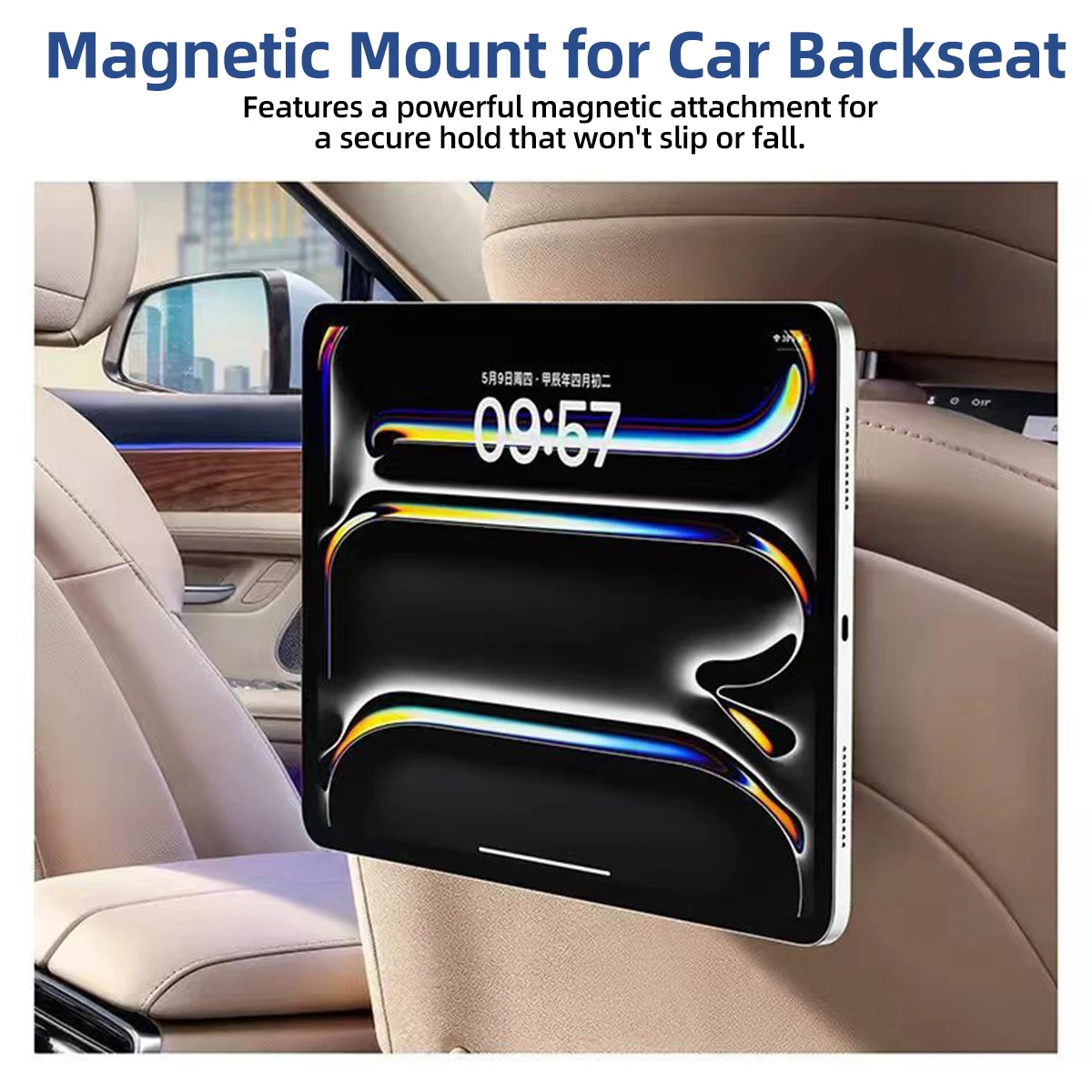 Ultra-Thin Magnetic Tablet Holder with Strong Adhesive