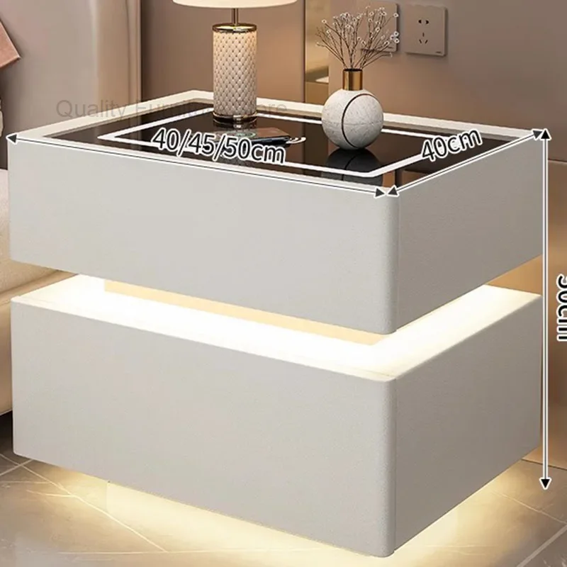 Modern Free Shipping Nightstand Drawers Light Minimalist Origanizer Nightstand Pretty Small Space Nachttisch Bedroom Furniture