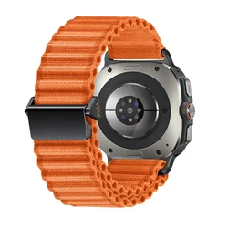 Original Trail Strap - Off - road Nylon Braided Loop with Metal Buckle - Galaxy Ultra 47mm (Orange)
