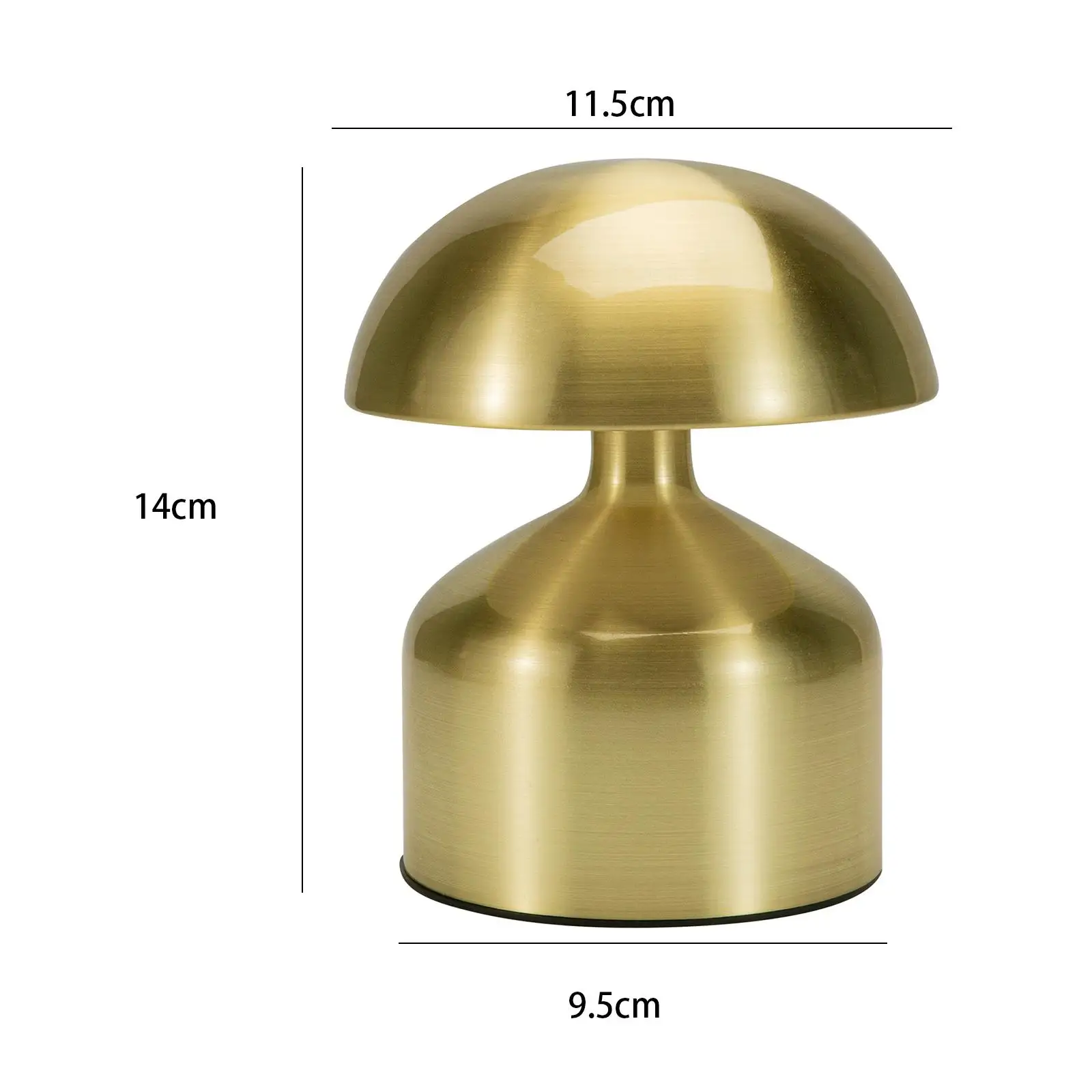 

Portable Mushroom Table Lamp Touch Dimming Desk Light Tabletop for Bar Cafe Living Room