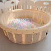 INS Baby Round Ocean Ball Pool Pit Indoor Playground Inflatable Cartoon Toys Children's Playpen Fence Kids Safety Room Decor 1