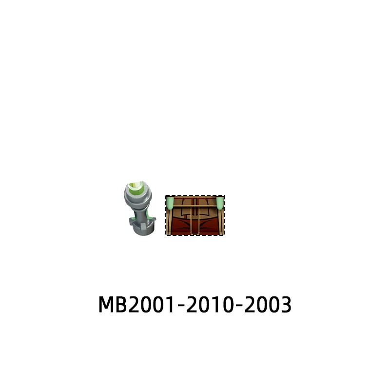 MB2001-MB2010 무기 바지 헤어 부품 액션 피규어 검 모델 블록 MOC 브릭 세트 선물 장난감