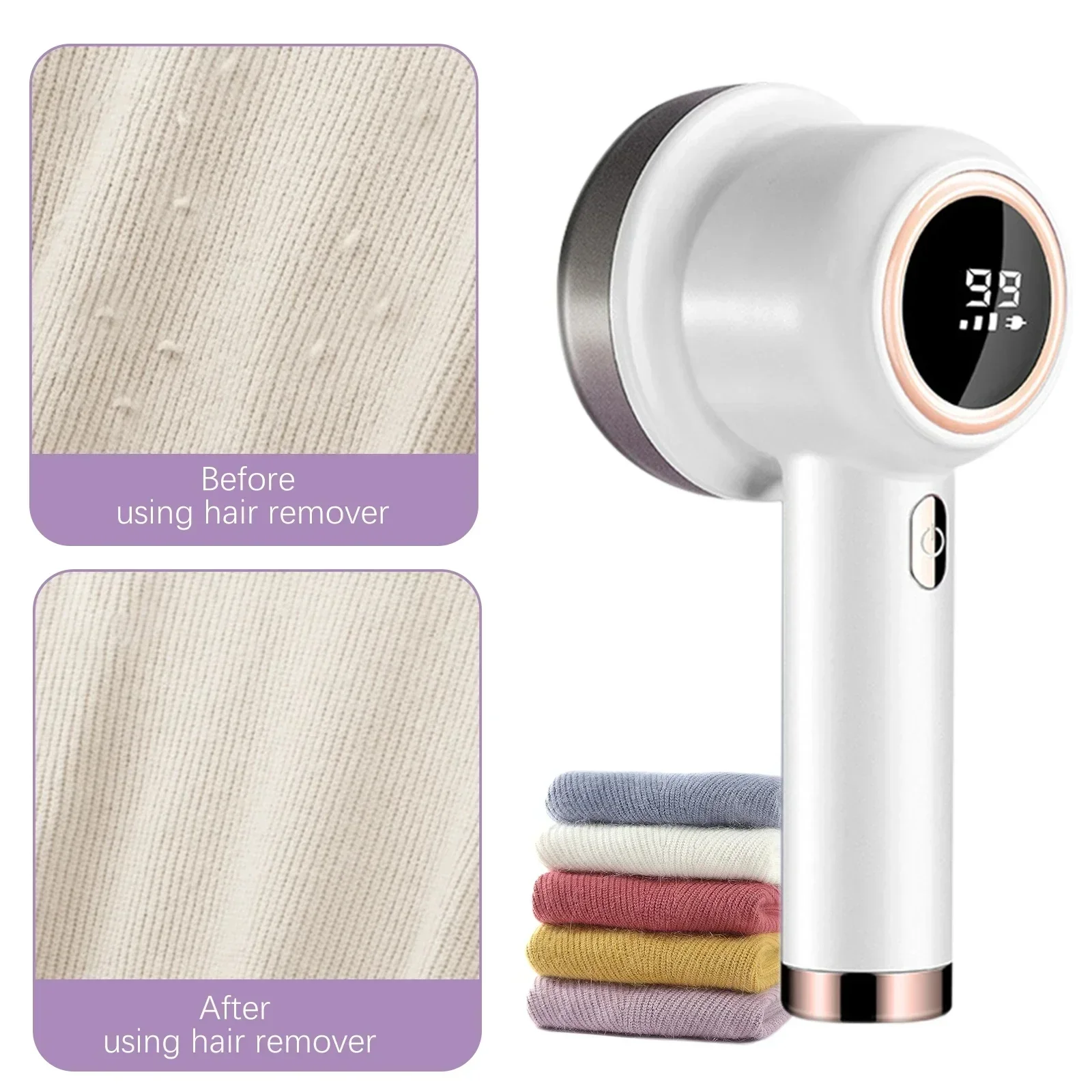 Xiaomi Lint Remove For Clothing Electric Sweater Fabric Balls Shaver Pellet Fluff Fuzz Remover Rechargerable Plush Remover 5
