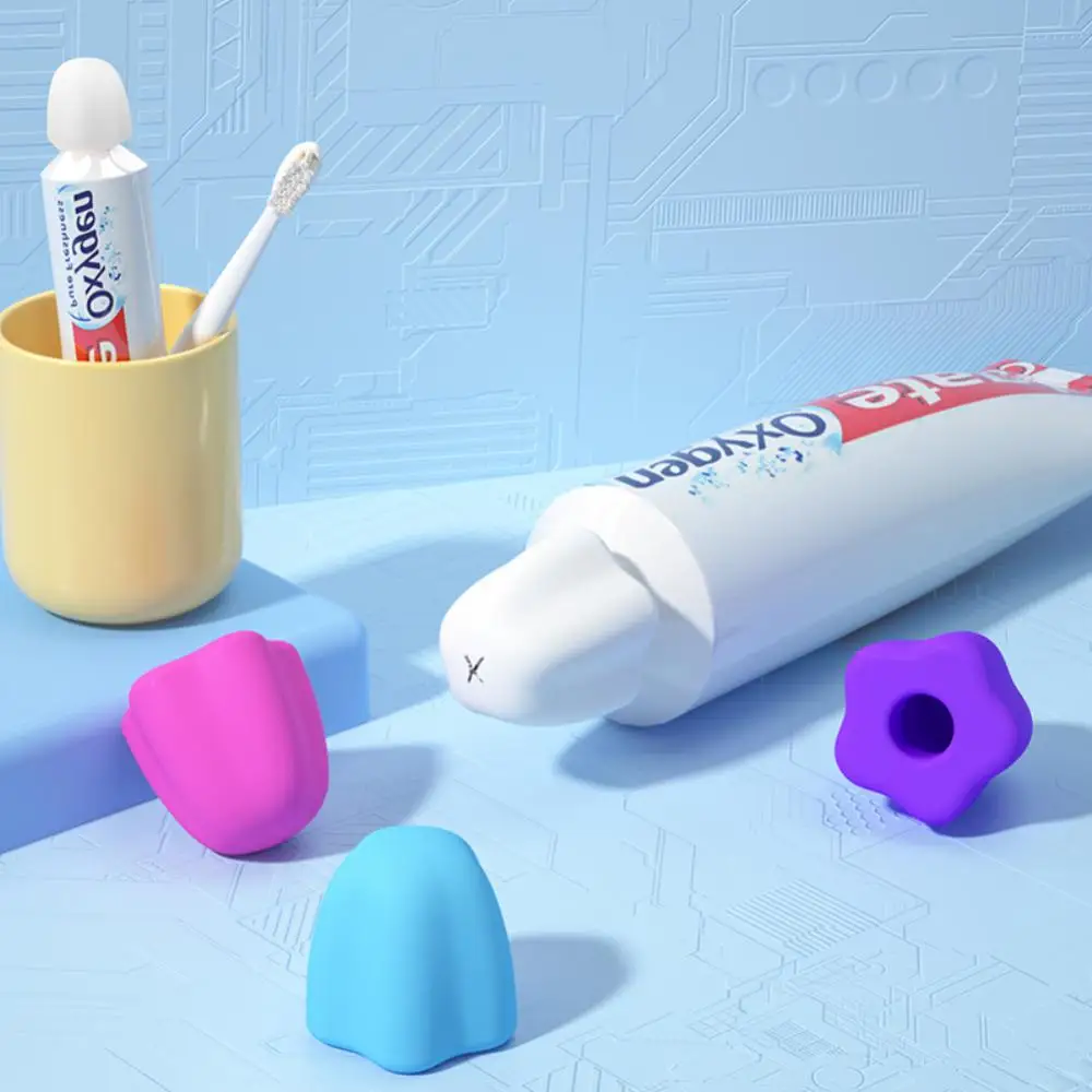 

Toothpaste Dispenser Caps, Squeezing Device, Toothpaste Cap, Toothpaste Pump, Self-Closing