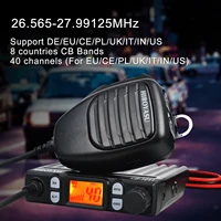 Hiroyasu Walkie Talkie CB-1011 26.565-27.99125MHz 11Meter Mini 27MHz FM/AM 8W 40Ch CB Radio For EU PL DE CE UK IN US IT 2