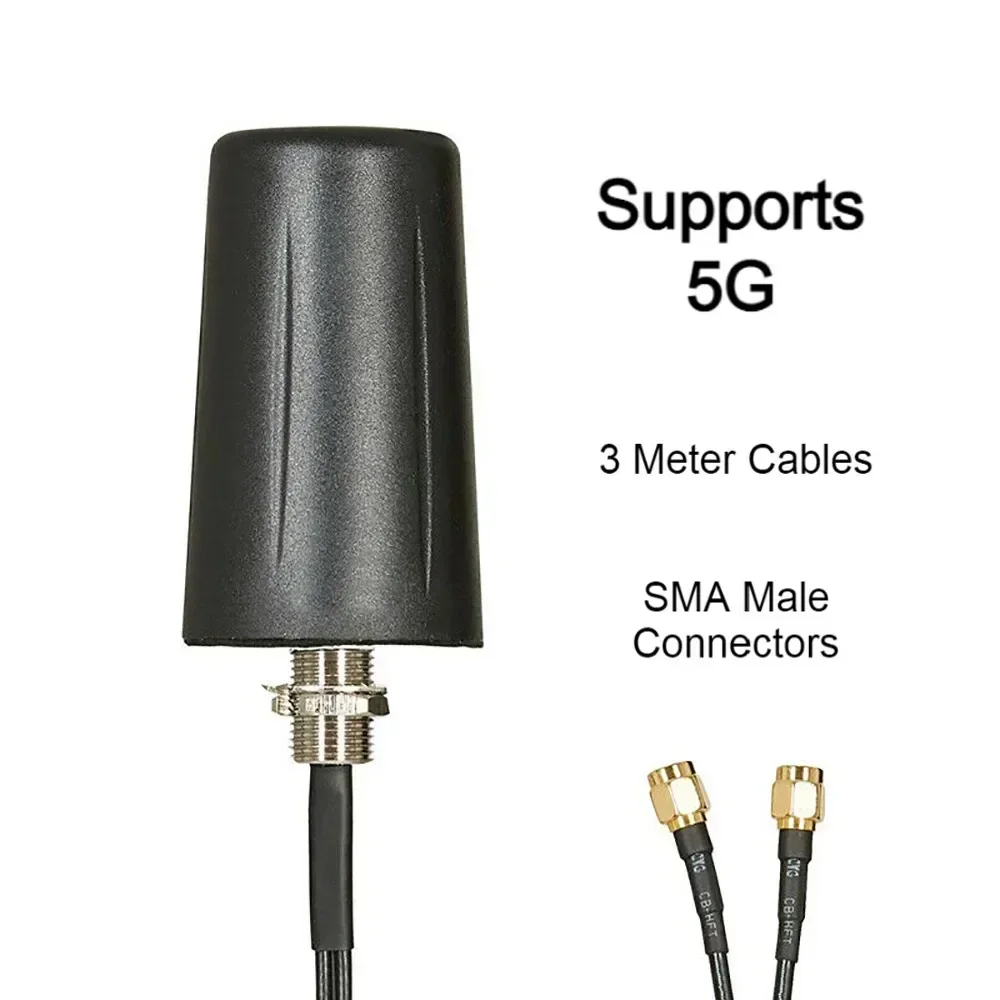5dBi Vehicle External Antenna SMA 5G 4G LTE Outdoor Broadband