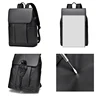 Minimalist Luxury Men's Backpack 15.6 Inch Laptop Backpack Waterproof Business Travel Backpacks for Men Luggage Strap Design 4