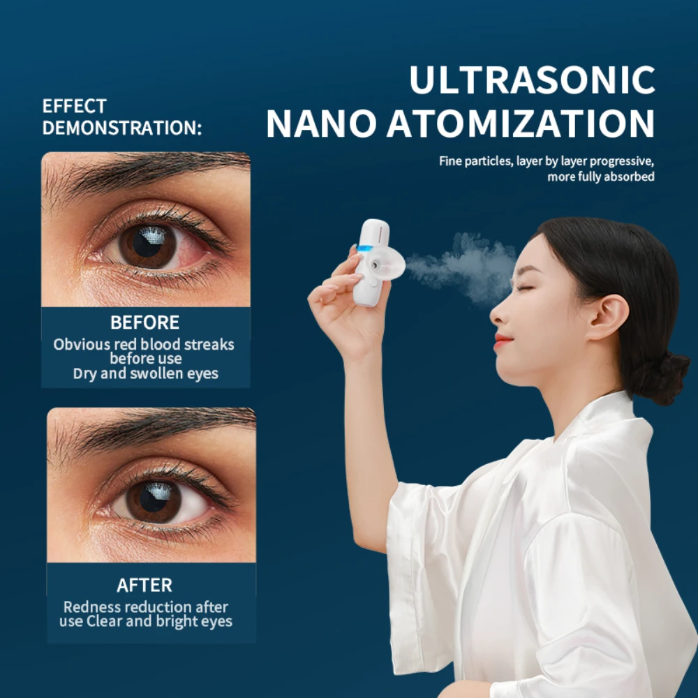 New Electric Eye SPA Steamer Nano Sprayer Device Moisturizing Eyes Care Water Mist machine for eye Beauty Health Face Humidifier 5