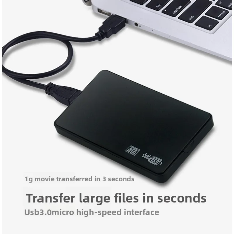 2.5인치 SATA to USB 3.0 하드 드라이브 케이스 - SATA SSD에 적합한 ABS 소재 외장 하드 드라이브 케이스