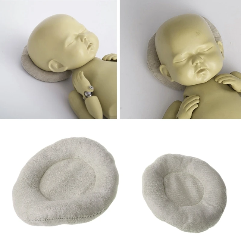 

Newborn Photography Props Posing Support Pillow Baby Boy Girl Photo Shoot Studio Round Donut for Head Poser Props for be