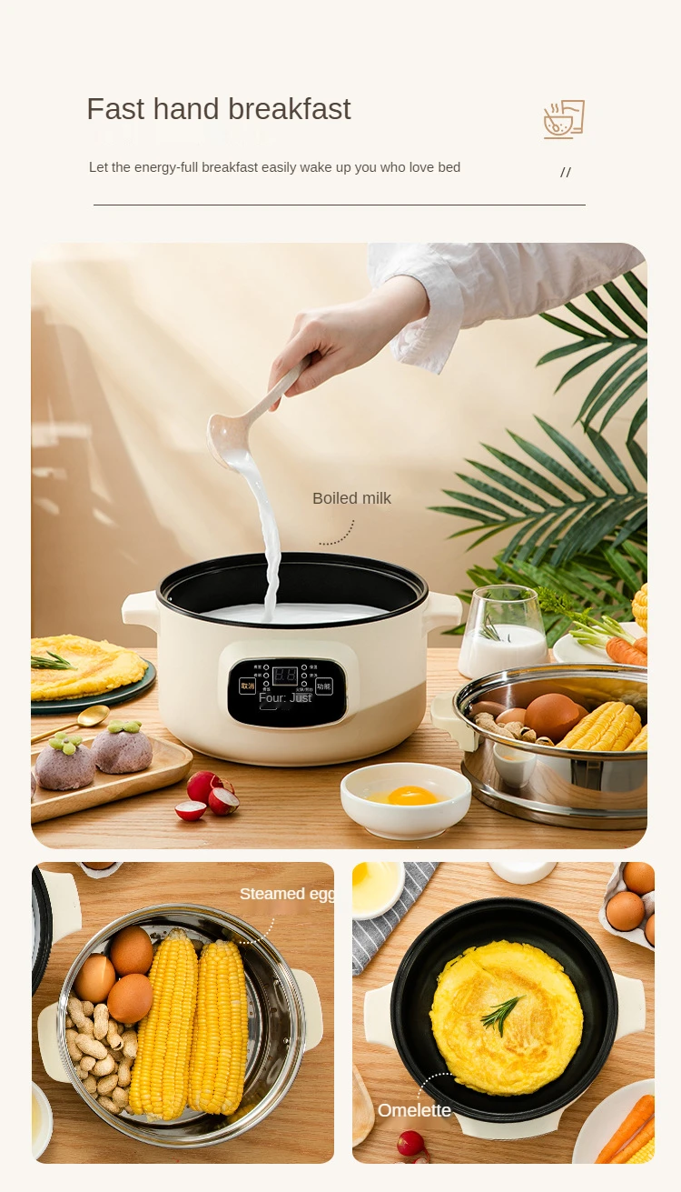 220V Non-Stick Household 6L Electric Hot Pot 3 Flavor Multi Cooker Hotpot  Soup Cooking Machine Fast Boiling
