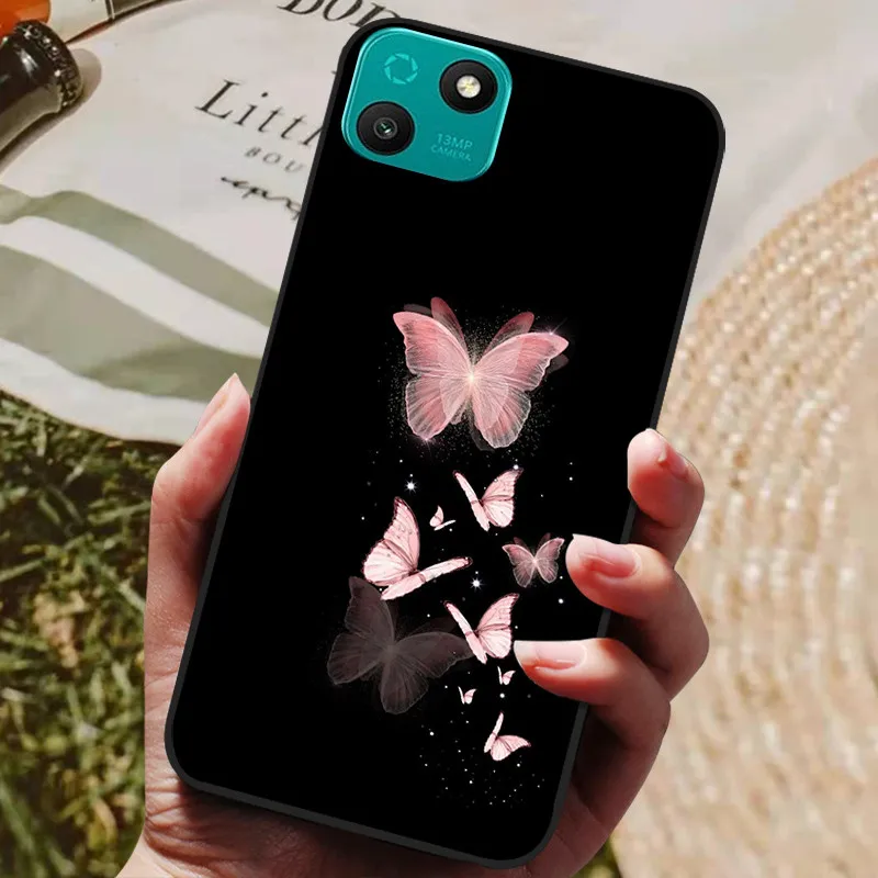 Shockproof Black Silicone TPU Phone Case Cover