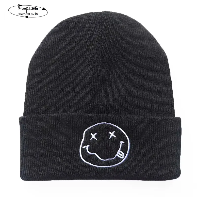 Women Men's Caps Embroidered Knitted Hat Cycling Caps Warm Knitted Hats Sports Outdoor Winter Beanies - 5