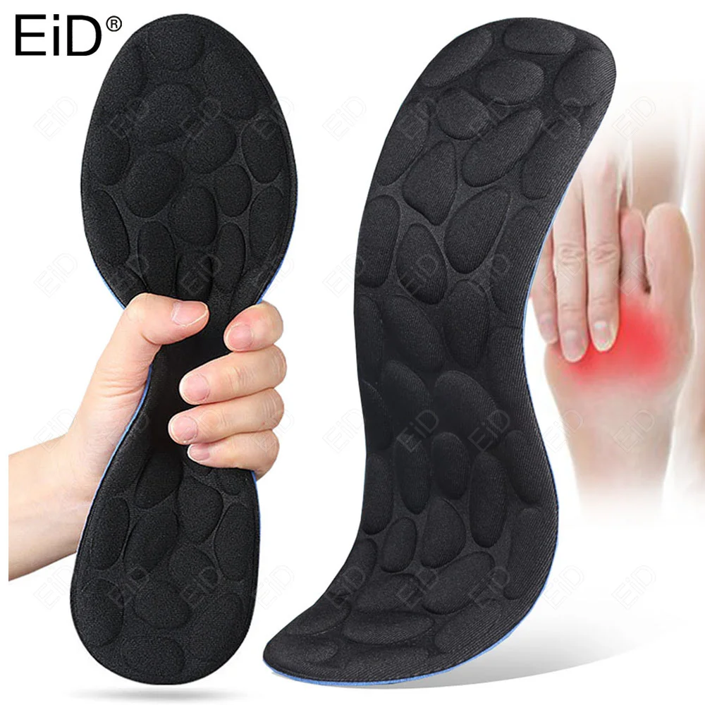 

Memory Foam 5D Sport Insoles for Shoes Cobble massage Women Men Deodorant Cushion Running Insoles For Feet Care Orthopedic pads