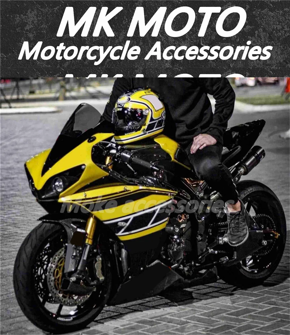 Kit Carene Moto Adatto Per Yzf R1 2009 2010 2011 Set Carrozzeria Iniezione Abs Di Alta Qualità Giallo Nero Laco