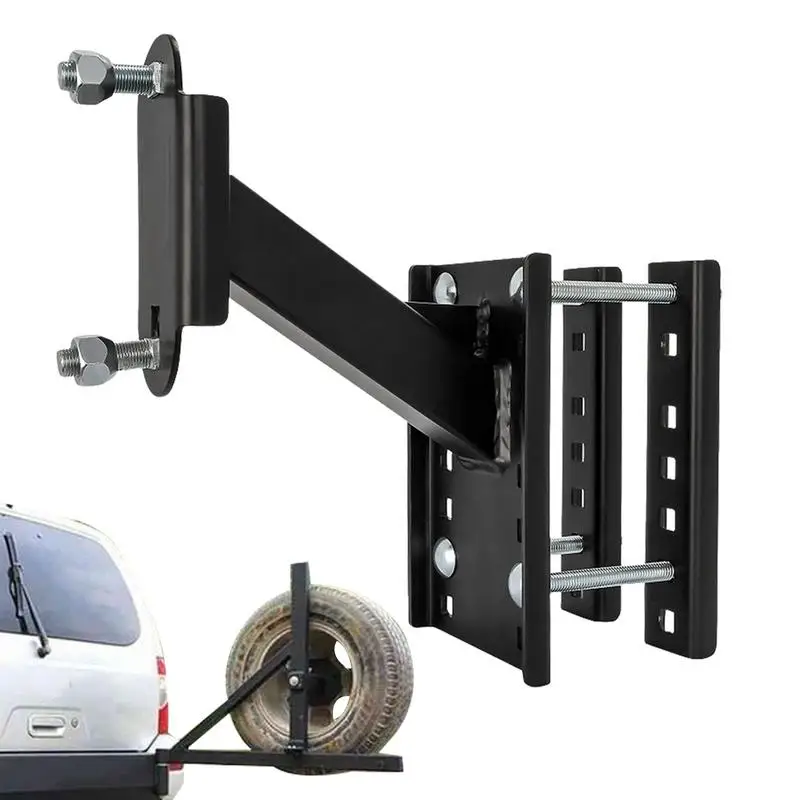 

Spare Tire Bracket For Trailer Steel Trailer Wheel Carrier Rust And Corrosion Resistance Heavy Duty Spare Tire Lock Holder For