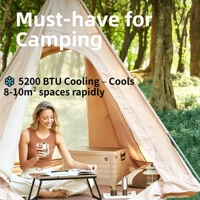 Climatiseur portable IOG1, modèle split rechargeable, 5G WiFi, froid, mais avec compresseur, conception brevetée pour la nouvelle saison estivale, idéal pour la maison, le bureau, le camping en extérieur, livraison directe depuis l'entrepôt européen. 3