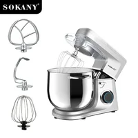 Baking Master CakeMaker Multi Stirring Head Chef Machine HomeStainlessSteel BlenderVertical Rapid Kneading MachineKitchen Helper 1