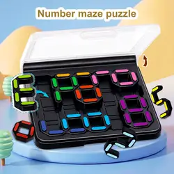 Digital Maze Puzzle Toy Early Educational Toy Children’s Number Maze Sliding Puzzle Toy Fun Logics Game For Kids And Adults