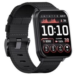 Premium Nylon Watch Strap, 24mm Replacement Band - 24mm (Black)