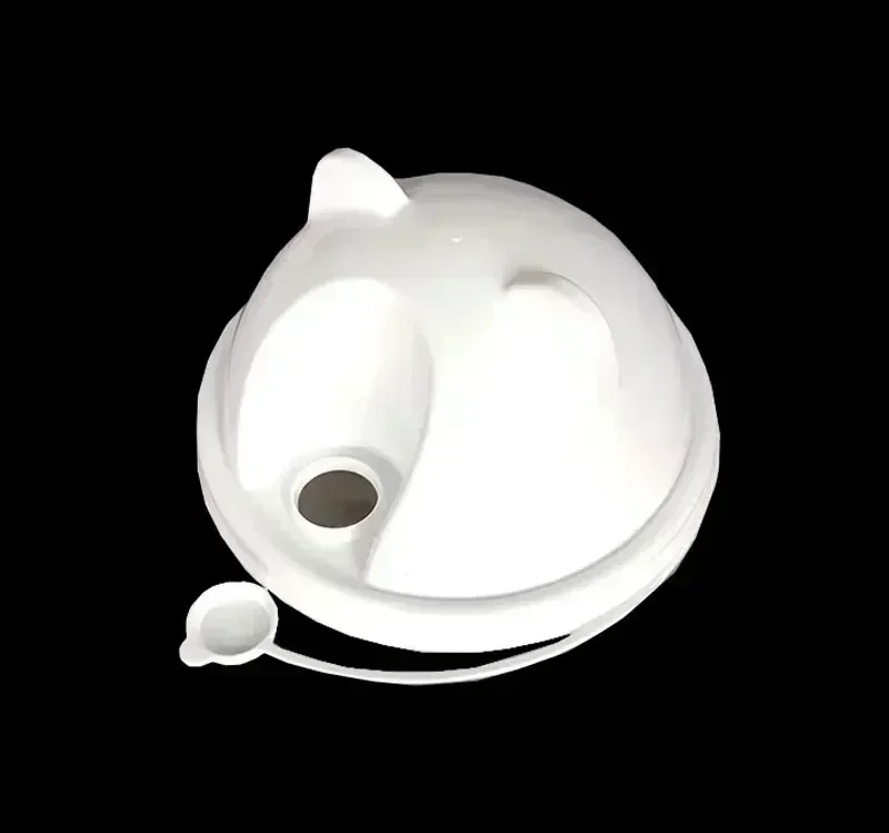 90 Caliber Disposable Milk Tea Cup Lid Thickening Drinks Take-out Food Leak Proof Panda Lid PP Plastic Coffee Pack Cup Cover