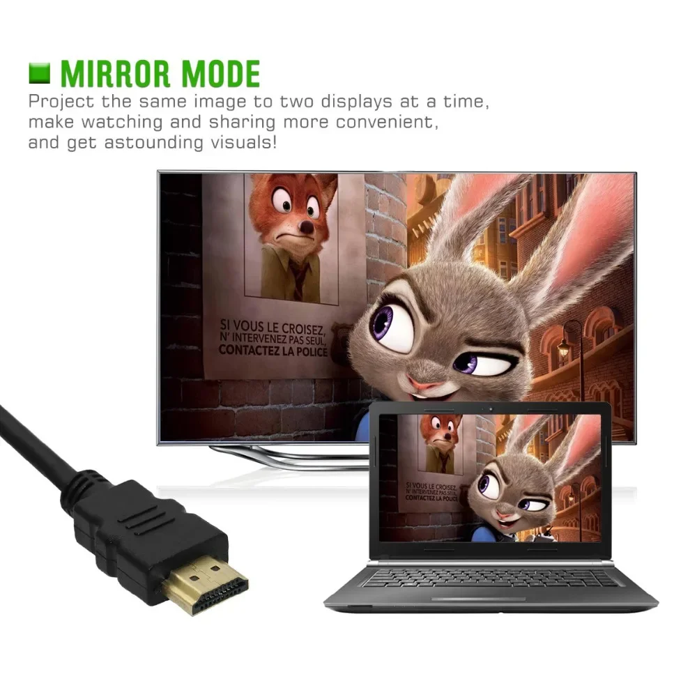 HDMI compatible cable video cable gold-plated 3D cable for HDTV splitter switch display port audio jack 1.4 4K 1080P