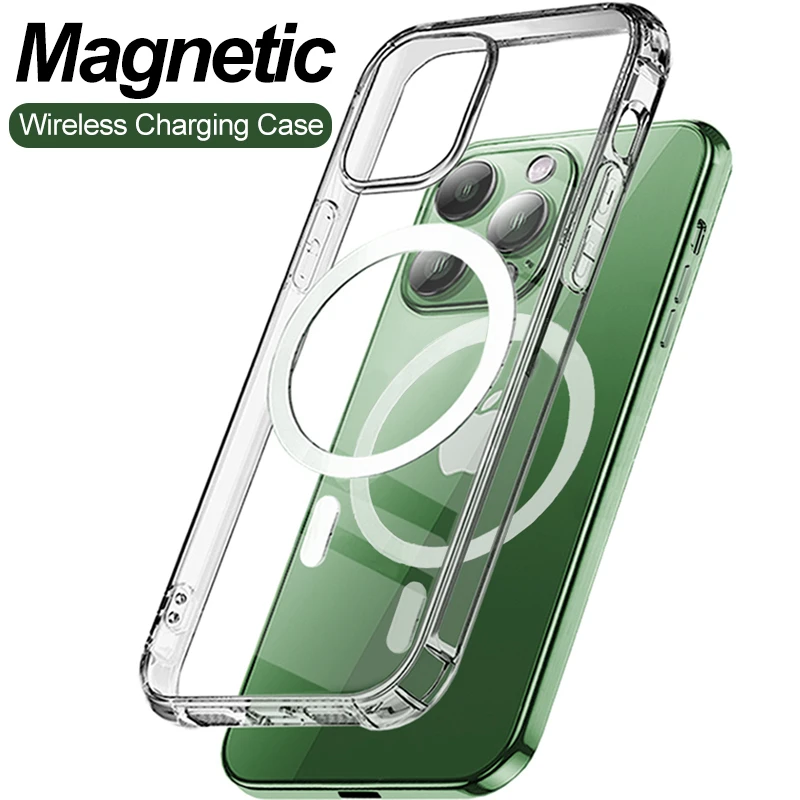 apple magsafe charger For Magsafe Case For iPhone 13 11 12 Pro Max mini Magnetic Wireless Charging Cases X XR XS Max 7 8 Plus SE 2020 Shockproof Cover magsafe charger iphone 11