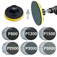 30/15PCS Round Wet Sanding Sheet Polishing Sandpaper for Car Headlight Restoration Grinder Accessories Sanding Discs Paper 1