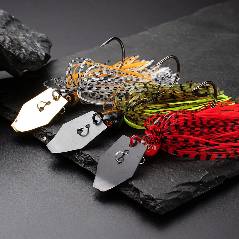 WALK FISH 14G/18G fishing lure Chatter bait spinner bait Blade Jig Dancer Buzzbait wobbler chatterbait for bass pike walleye